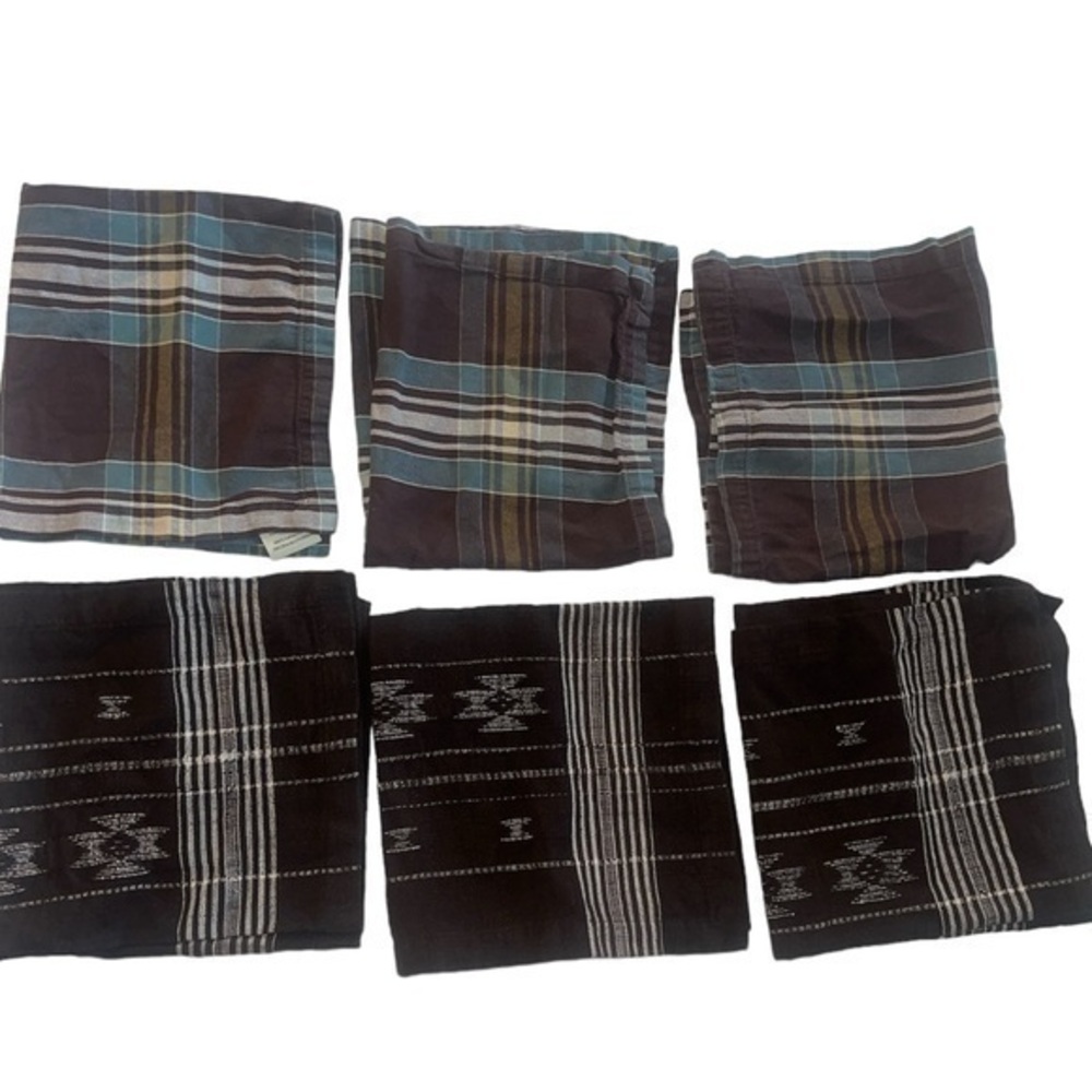 Pottery Barn Cloth table Napkins lot of 6